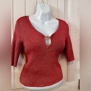 Michael Kors Red glitter stretch size large